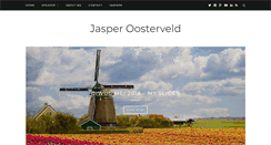 Desktop Screenshot of jasperoosterveld.com